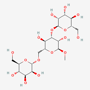 molecular formula C19H34O16 B15061482 L-Man(a1-3)[Man(a1-6)]a-Man1Me 