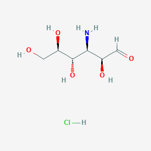 molecular formula C6H14ClNO5 B15061528 3-Amino-3-deoxy-D-mannose HCl 