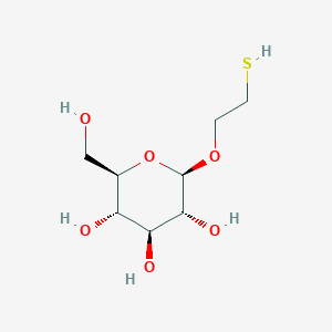 molecular formula C8H16O6S B15061532 2-Mercaptoethyl-b-D-glucopyranoside 