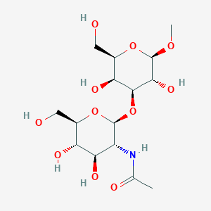 molecular formula C15H27NO11 B15061563 Methyl 3-O-(2-acetamido-2-deoxy-b-D-glucopyranosyl)-b-D-galactopyranoside 