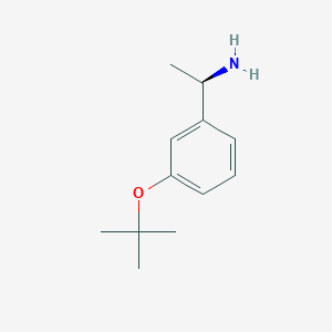 molecular formula C12H19NO B1506166 (R)-1-(3-tert-butoxyphenyl)ethylamine 