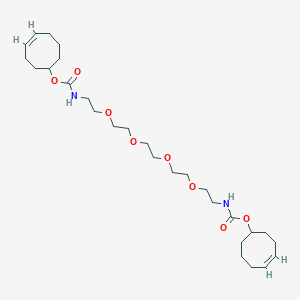 molecular formula C28H48N2O8 B15061666 Di(cyclooct-4-en-1-yl) (3,6,9,12-tetraoxatetradecane-1,14-diyl)dicarbamate 