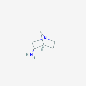 molecular formula C6H12N2 B1506172 (3S, 4R)-1-Aza-bicyclo[2.2.1]hept-3-ylamine 