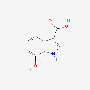 molecular formula C9H7NO3 B1506173 7-Hydroxy-1H-indole-3-carboxylic acid CAS No. 24370-79-4