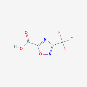 molecular formula C4HF3N2O3 B1506179 3-(Trifluoromethyl)-1,2,4-oxadiazole-5-carboxylic acid CAS No. 944896-48-4
