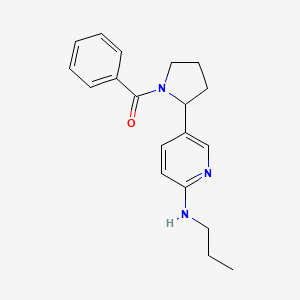 Phenyl(2-(6-(propylamino)pyridin-3-yl)pyrrolidin-1-yl)methanone