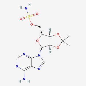 ((3aR,4R,6R,6aR)-6-(6-amino-9H-purin-9-yl)-2,2-dimethyltetrahydrofuro[3,4-d][1,3]dioxol-4-yl)methyl sulfamate