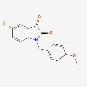 5-Chloro-1-[(4-methoxyphenyl)methyl]indole-2,3-dione