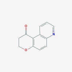 molecular formula C12H9NO2 B1506193 2,3-二氢-1H-吡喃并[3,2-f]喹啉-1-酮 CAS No. 5252-47-1