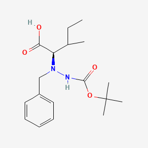 (2R)-2-(1-Benzyl-2-boc-hydrazinyl)-3-methylpentanoic acid