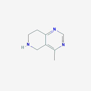 molecular formula C8H11N3 B1506196 4-Methyl-5,6,7,8-tetrahydropyrido[4,3-D]pyrimidine CAS No. 944901-77-3