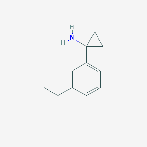 Cyclopropanamine, 1-[3-(1-methylethyl)phenyl]-