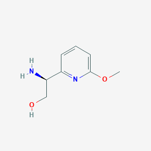 molecular formula C8H12N2O2 B1506205 (S)-2-Amino-2-(6-methoxypyridin-2-yl)ethanol 