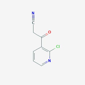 molecular formula C8H5ClN2O B1506209 3-(2-Chloropyridin-3-yl)-3-oxopropanenitrile CAS No. 267881-10-7