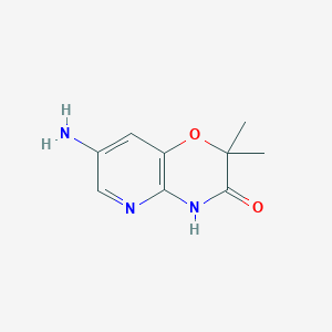 molecular formula C9H11N3O2 B1506217 7-Amino-2,2-dimethyl-2H-pyrido[3,2-B][1,4]oxazin-3(4H)-one 