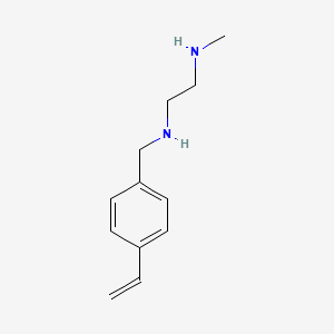 N~1~-[(4-Ethenylphenyl)methyl]-N~2~-methylethane-1,2-diamine