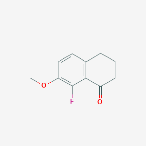molecular formula C11H11FO2 B1506231 8-Fluoro-7-methoxy-3,4-dihydronaphthalen-1(2H)-one 