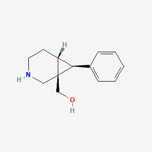 [(1S,6R,7S)-7-phenyl-3-azabicyclo[4.1.0]heptan-1-yl]methanol