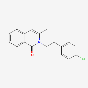 2-[2-(4-Chlorophenyl)ethyl]-3-methylisoquinolin-1(2H)-one