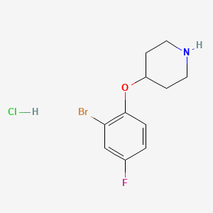 4-(2-Bromo-4-fluorophenoxy)piperidine hydrochloride