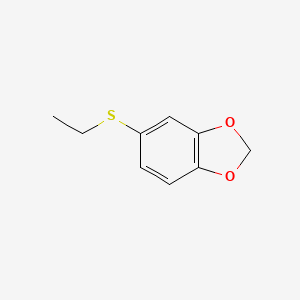 molecular formula C9H10O2S B1506243 5-(Ethylthio)benzo[d][1,3]dioxole CAS No. 5279-34-5