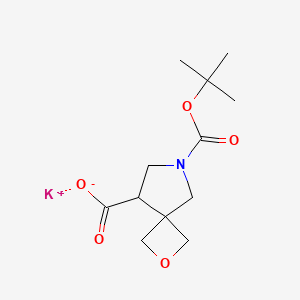 Potassium 6-[(tert-butoxy)carbonyl]-2-oxa-6-azaspiro[3.4]octane-8-carboxylate