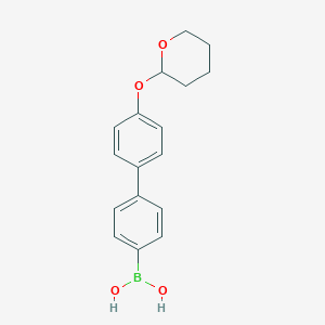 {4'-[(Oxan-2-yl)oxy][1,1'-biphenyl]-4-yl}boronic acid