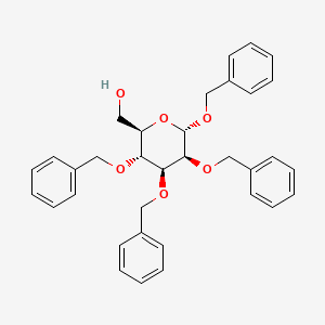 ((2R,3R,4S,5S,6S)-3,4,5,6-Tetrakis(benzyloxy)tetrahydro-2H-pyran-2-yl)methanol