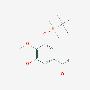 3-{[tert-Butyl(dimethyl)silyl]oxy}-4,5-dimethoxybenzaldehyde