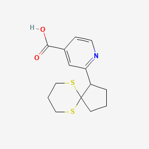 2-(6,10-Dithiaspiro[4.5]decan-1-yl)isonicotinic acid