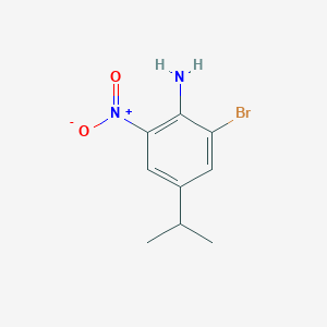 molecular formula C9H11BrN2O2 B1506291 2-溴-4-异丙基-6-硝基苯胺 CAS No. 1309963-10-7