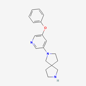 2-(5-Phenoxypyridin-3-yl)-2,7-diazaspiro[4.4]nonane