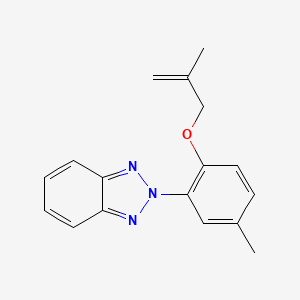 molecular formula C17H17N3O B1506294 2-{5-Methyl-2-[(2-methylprop-2-en-1-yl)oxy]phenyl}-2H-benzotriazole CAS No. 2170-60-7
