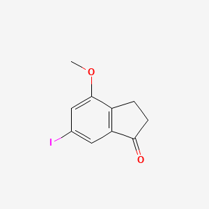 6-Iodo-4-methoxy-2,3-dihydro-1H-inden-1-one