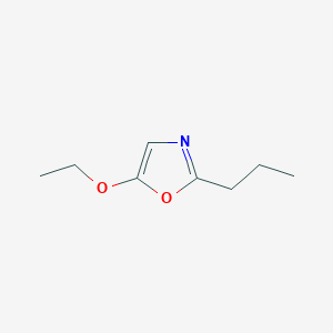 molecular formula C8H13NO2 B1506301 5-Ethoxy-2-propyl-1,3-oxazole CAS No. 90087-72-2