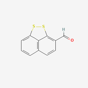 molecular formula C11H6OS2 B1506303 Naphtho[1,8-cd]-1,2-dithiole-3-carboxaldehyde CAS No. 935552-37-7