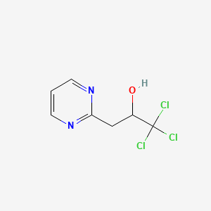 1,1,1-Trichloro-3-(pyrimidin-2-yl)propan-2-ol