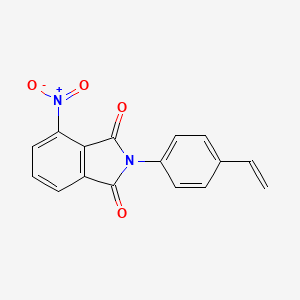 molecular formula C16H10N2O4 B15063095 4-Nitro-2-(4-vinylphenyl)isoindoline-1,3-dione CAS No. 89014-95-9