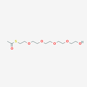 molecular formula C12H24O6S B15063137 S-acetyl-PEG5-alcohol 