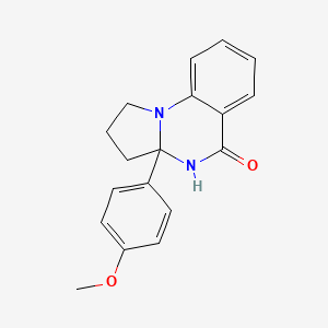 3A-(4-methoxyphenyl)-2,3,3a,4-tetrahydropyrrolo[1,2-a]quinazolin-5(1H)-one