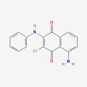 5-Amino-2-anilino-3-chloronaphthalene-1,4-dione