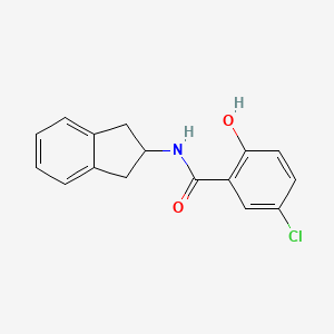 5-Chloro-N-(2,3-dihydro-1H-inden-2-yl)-2-hydroxybenzamide