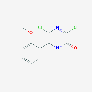 3,5-Dichloro-6-(2-methoxyphenyl)-1-methylpyrazin-2(1H)-one