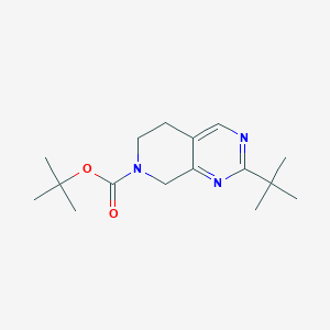 tert-Butyl 2-(tert-butyl)-5,6-dihydropyrido[3,4-d]pyrimidine-7(8H)-carboxylate