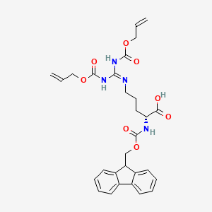 molecular formula C29H32N4O8 B1506326 Fmoc-D-Arg(Aloc)2-OH CAS No. 387824-77-3