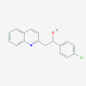 1-(4-Chlorophenyl)-2-(quinolin-2-yl)ethanol