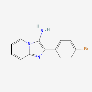 2-(4-Bromophenyl)imidazo[1,2-A]pyridin-3-amine