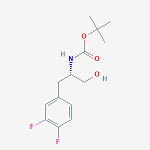 (S)-tert-butyl (1-(3,4-difluorophenyl)-3-hydroxypropan-2-yl)carbamate