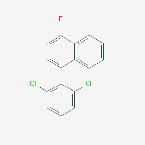 1-(2,6-Dichlorophenyl)-4-fluoronaphthalene