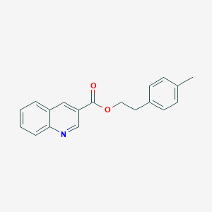 4-Methylphenethyl quinoline-3-carboxylate